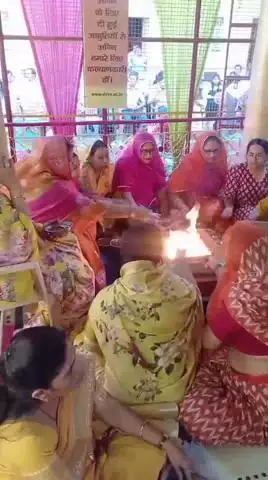 सांगानेर: ज्येष्ठ शुक्ल दशमी में विभिन्न शुभ योग में मनाई गई गायत्री जयंती, मानसरोवर और ब्रह्मपुरी में हुआ आयोजन