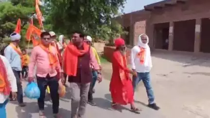 सैदपुर: भीमापार में 14 वर्षों से अनवरत चल रहे मानस पाठ का समापन, सैदपुर और भीमापार में निकाली गई भव्य कलश यात्रा