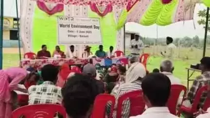 विश्व पर्यावरण दिवस के अवसर पर आज ग्राम पंचायत करौटी (ए) में पौधा रोपण किया गया