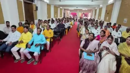 घट्टिया: विधायक सतीश मालवीय लोकशक्ति कार्यालय में जिला कार्यशाला में हुए शामिल