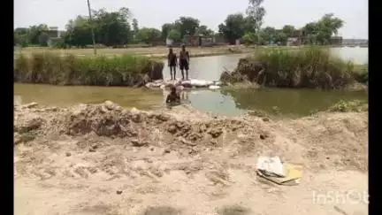 चौरीचौरा: चौरी चौरा में बसंतपुर राजवाहा नहर टूटने से जलमग्न होने का मामला
