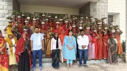 रूपनगर: रूपनगढ़ में वंदे गंगाजल संरक्षण अभियान के तहत कलश यात्रा एसडीएम कार्यालय से शुरू हुई
