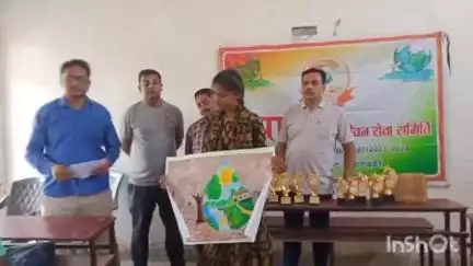 रामसनेही घाट: विश्व पर्यावरण दिवस के अवसर पर दरियाबाद में चित्रकला प्रतियोगिता का आयोजन, पर्यावरण के बारे में दी गई जानकारी