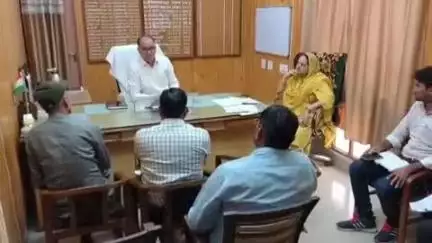 रायसिंहनगर: रायसिंहनगर उपखंड अधिकारी की अध्यक्षता में मातृभूमि अभियान को लेकर की गई बैठक