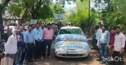 अकोट: दर्यापुर रोड येथुन महावितरण अधिकारी कर्मचारी यांची विज सुरक्षा मोटर सायकल रॅली