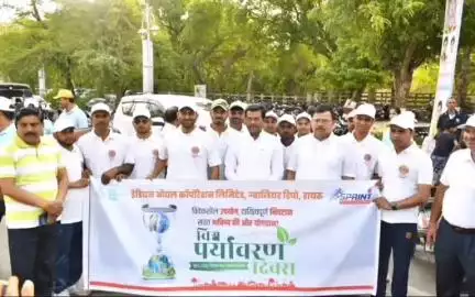 चीनोर: पर्यावरण जागरूकता रैली से किया जागरूक, सांसद भरत सिंह कुशवाहा रहे मौजूद