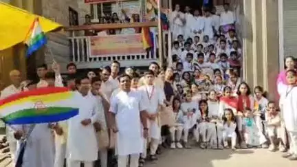 छिंदवाड़ा नगर: विश्व पर्यावरण दिवस पर छिंदवाड़ा में निकाली गई सर्वोदय अहिंसा रैली