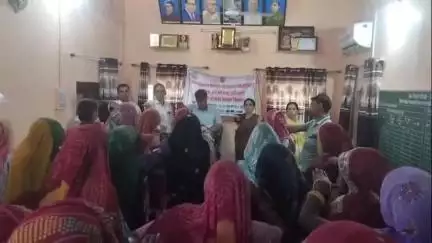बुहाना: काजड़ा में ब्लॉक स्तरीय वंदे गंगा जल संरक्षण जन अभियान का आयोजन, महिलाओं ने निकाली कलश यात्रा