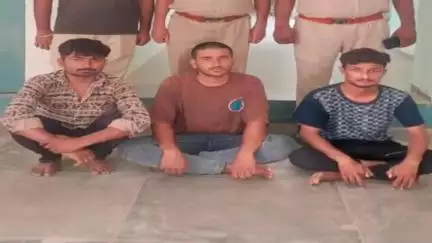 बीकानेर: नया शहर थाना पुलिस ने वाहनों में आगजनी करने वाले तीन आरोपियों को किया गिरफ्तार