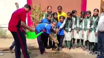 आरा: संभावना आवासीय उच्च विद्यालय में विश्व पर्यावरण दिवस के मौके पर कार्यक्रम का आयोजन