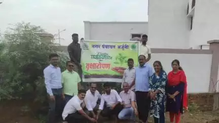 तिरोडा: अर्जुनी मोरगाव शहरात मोक्षधाम परिसरासह विविध ठिकाणी करण्यात आले वृक्षारोपण