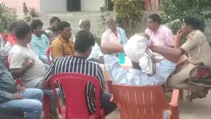 कोढ़ा: रौतारा थाना प्रांगण में ईद-उल-अजहा (बकरीद) पर्व को लेकर शांति समिति की बैठक हुई