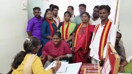 தாம்பரம்: அஸ்தினாபுரம் பகுதியில் தமிழக வெற்றி கழகம் சார்பில் விஜய் பிறந்தநாளை முன்னிட்டு இலவச கண் சிகிச்சை முகாம்