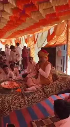 લાખણી: આજે લવાણા ગામની ધન્ય ધરા પર ઓગડનાથ જાગીર મઠ ના મંહંત શ્રી 1008 શ્રી બળદેવગનાથ બાપુ નો સમાજ ને સરસ સંદેશ