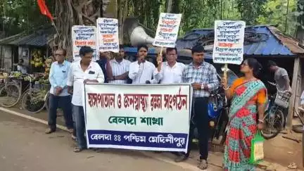 নারায়ণগড়: একাধিক দাবিতে বেলদা সুপার স্পেশালিটি হাসপাতালে ডেপুটেশন হাসপাতাল ও জনস্বাস্থ্য রক্ষা সংগঠনের