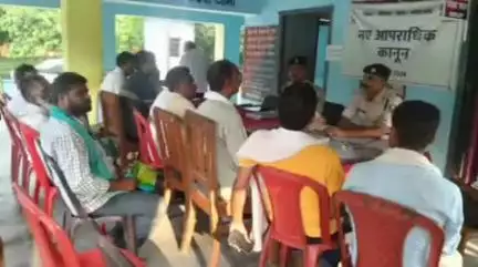 कदवा: बकरीद को लेकर थाना परिसर में शांति समिति की बैठक आयोजित