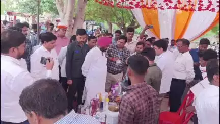 मछलीशहर: फरीदाबाद में विकसित कृषि संकल्प अभियान में कृषि राज्यमंत्री ने किसानों को दी तकनीकी जानकारी