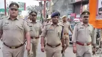 गभाना: गभाना में आगामी त्योहार को मद्देनज़र समस्त क्षेत्राधिकारियों ने थाना प्रभारियों के साथ क्षेत्र का किया निरीक्षण