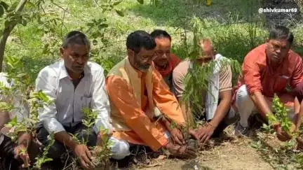 किसान नेता देवस्वरूप पटेल ने बड़ागांव में बड़ाताल पर किया वृक्षारोपण भंडारा केंद्रीय राज्यमंत्री का एक साल पूरा होने पर