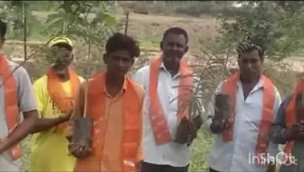 ઇડર: ઇડર શહેરના શક્તિ કેન્દ્ર અને ગોરલ ગામના ભાજપના  સંકલ્પથી સિદ્ધિ સુધી મોદી સરકારના- 11 વર્ષ અંતગત વૃક્ષારોપણ કાર્યક્રમ યો
