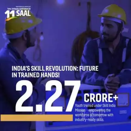 #SkillIndia গী মখাদা নহারোল করোর 2.27+ ত্রেন তৌখ্রে। ইন্দস্ত্রী-রেদী স্কিলশিংগীদমক পি.এম. #narendramodi না শাহৌ পীবা অসিনা হয়েংগী ৱার্কফোর্সকীদমক মীরোল অমা শেম শারি। 

#11YearsOfYuvaShakti