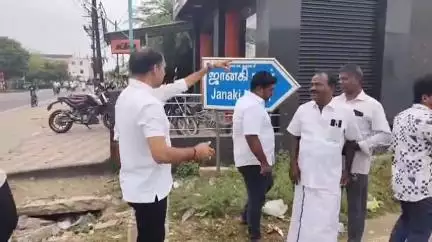 புதுக்கோட்டை: ஜானகி நகரில் வாக்கிங் வித் எம்எல்ஏ நிகழ்வில் பங்கேற்றார் எம்எல்ஏ முத்துராஜா