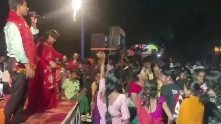 टाटीझरिया: होलंग में मां मनसा देवी मंदिर प्राण प्रतिष्ठा महायज्ञ पर भक्ति जागरण, रात भर झूमे श्रद्धालु