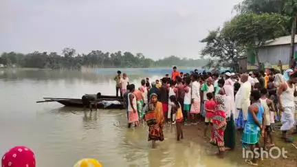 মানকাচৰ: অৱশেষত বোচাইমাৰী বিলত পানীত ওপঙি থকা অৱস্থাত উদ্ধাৰ হ'ল নিৰুদিষ্ট আৰিফুলৰ মৃতদেহ