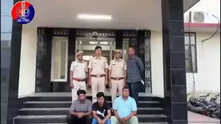 पुलिस थाना शाहपुरा ने नकली माहेश्वरी चाय के 490 पैकेट जप्त कर तीन दुकानदार किए गिरफ्तार।