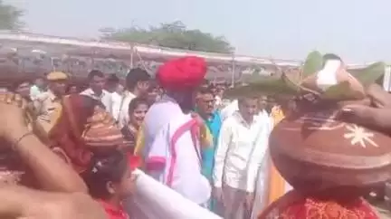 बारां: संबलपुर में वंदे गंगाजल संरक्षण अभियान के तहत आयोजित कार्यक्रम में शिक्षा एवं पंचायती राज मंत्री मदन दिलावर रहे मौजूद