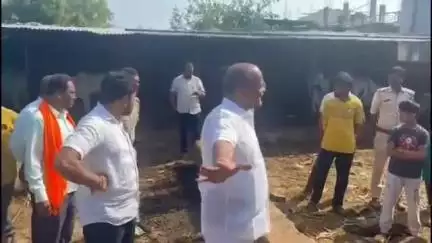 ಬಸವಕಲ್ಯಾಣ: ನಗರದ‌ ಕಸಾಯಿ ಖಾನೆ‌ ಮೇಲೆ ಶಾಸಕ ಶರಣು ಸಲಗರ್ ದಾಳಿ; ಹತ್ಯೆಗಾಗಿ ಸಿದ್ಧವಾಗಿದ್ದ 40 ಗೋವುಗಳ ರಕ್ಷಣೆ