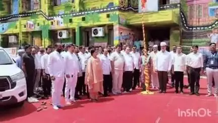 वाशिम: पालक मंत्री दत्तात्रय भरणे यांच्या उपस्थितीत जिल्हा परिषदेच्या प्रांगणात पार पडला शिवराज्याभिषेक सोहळा