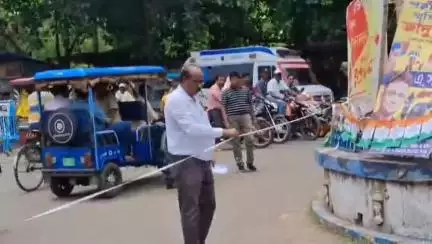 মেদিনীপুর: পশ্চিম মেদিনীপুর জেলা পরিষদ চত্বরে নতুন ভবন নির্মাণের উদ্যোগ, শুরু হলো মাপজোক