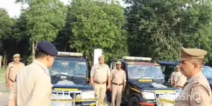 बागपत: एसपी सूरज कुमार ने परेड की सलामी लेकर पुलिस लाइन का किया निरीक्षण