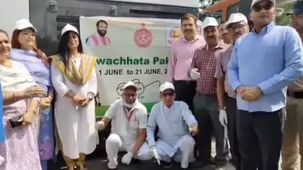 थानेसर: धर्मनगरी कुरुक्षेत्र में मीडिया ने प्रशासन के साथ मिलकर चलाया स्वच्छता अभियान