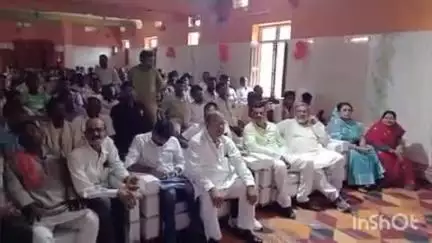 बांका: तुलसी विवाह भवन में जदयू के राष्ट्रीय महासचिव ने कार्यकर्ताओं के साथ की बैठक