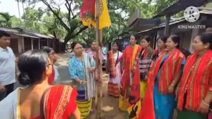 খোয়াই: TWF সংগঠনের চতুর্থ প্রতিষ্ঠা দিবস পালন পদ্মবিল তিপ্রা মথা পার্টি অফিসে