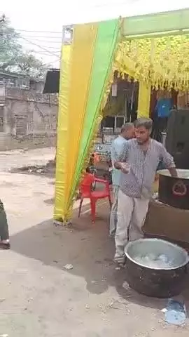 नांगल राजावतान में #श्री श्याम सेवा समिति द्वारा निर्जला एकादशी पर ठंडाई वितरण की, लोगो ने ठंडाई का लुफ्त उठाया नर सेवा