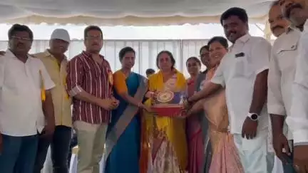 కైలాస దాము ప్రారంభోత్సవ కార్యక్రమంలో అమర్ రాజా ఫ్యాక్టరీ అధినేత గల్లా రామచంద్ర నాయుడు