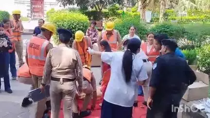 मंडी: मंडी में भूकंप से बचाव का पूर्वाभ्यास: जिला मुख्यालय समेत सभी उपमंडलों में हुई मैगा मॉक ड्रिल