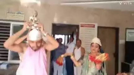 बागीदौरा: वीरोदय तीर्थ क्षेत्र में जैन समाज द्वारा संगीतमय श्री शांतिनाथ महामंडल विधान व महाआरती का आयोजन किया गया