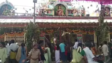சேலம்: மேட்டூர் ஆர் எஸ் பகுதி கும்பாபிஷேக விழாவில் தாலிக்கொடியை பறிகொடுத்த மூதாட்டி போலீசார் விசாரணை