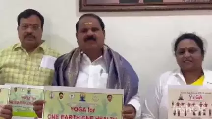 రాజేంద్రనగర్: యోగా చేయడం ద్వారా ఆరోగ్యంగా ఉండొచ్చు: షాద్నగర్ ఎమ్మెల్యే వీర్లపల్లి శంకర్