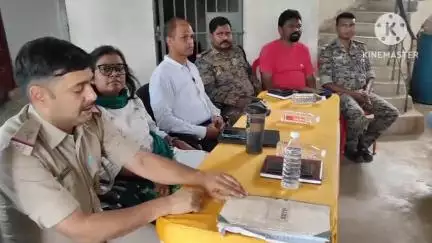 राहे: राहे थाना में बकरीद त्यौहार को लेकर शांति समिति की बैठक हुई