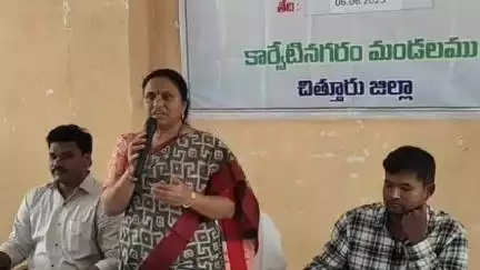 గంగాధర నెల్లూరు: కృష్ణాపురం ప్రాజెక్టులో చోరీపై వివరణ ఇవ్వండి : కార్వేటినగరంలో జరిగిన సర్వసభ్య సమావేశంలో ఎంపీపీ లతా