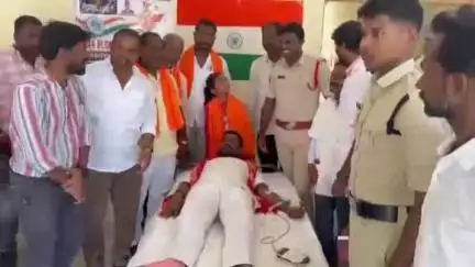 నారాయణ్​ఖేడ్: నారాయణఖేడ్ పట్టణంలో ఆపరేషన్ సింధూర్ కు మద్దతుగా రక్తదాన శిబిరం