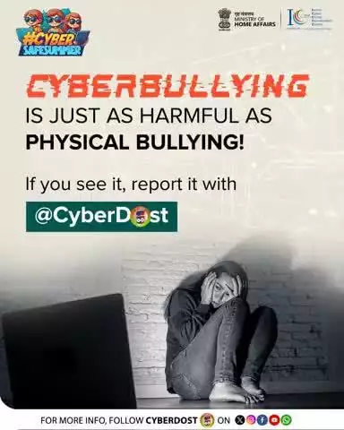 अपने बच्चे को सिखाएं कि वह फर्जी आईडी और अपमानजनक कमेंट्स को ब्लॉक और रिपोर्ट करें, और cybercrime.gov.in पर शिकायत करें।