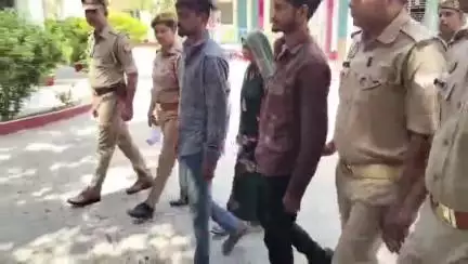 लालगंज: मेहनाजपुर थाना की पुलिस टीम ने बरवा मोड़ से युवक की हत्या के मामले में वांछित 3 आरोपियों को गिरफ्तार कर जेल भेजा