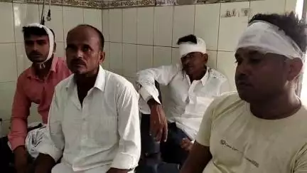 ताजपुर: ताजपुर मोरवा आनंदपुर में जयमाला न होने पर लड़के वालों ने लड़की के परिवार से की मारपीट