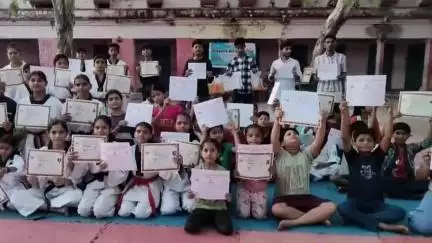 चंदेरी: खेल और युवा कल्याण विभाग एवं शिक्षा विभाग के तत्वावधान में चल रहे खेल प्रशिक्षण कार्यक्रम का समापन